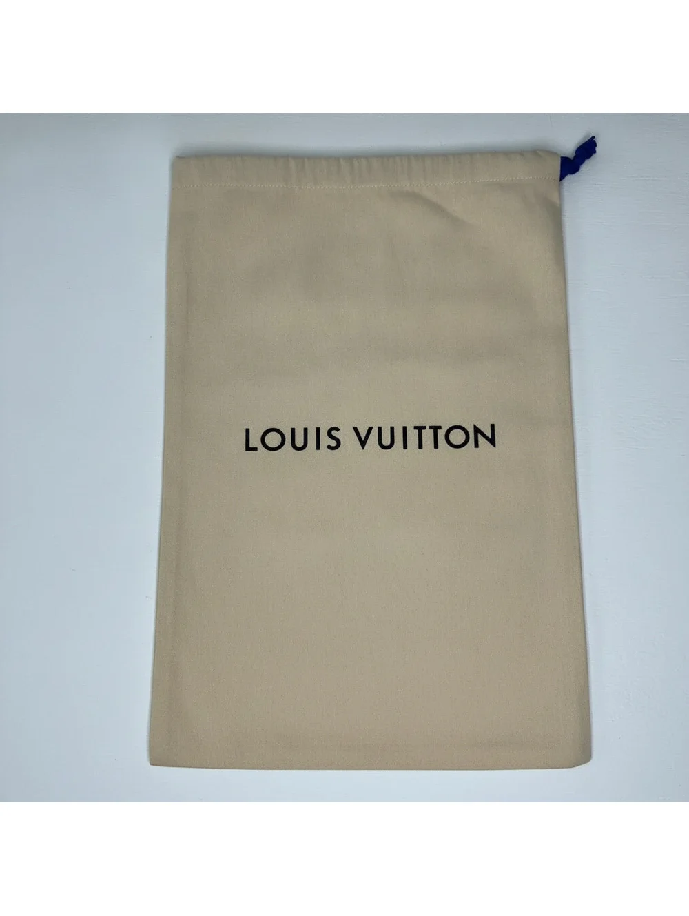 Louis Vuitton Dust Bag Beige Storage Pouch 12x19.5